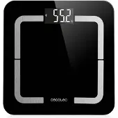Cecotec 04090, Elektronische Personenwaage, 180 kg, Schwarz, kg, lb, Quadratisch, Glas