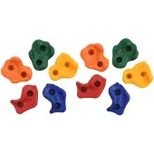 vidaXL Klettersteine 10 Stk. Mehrfarbig PE