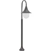 vidaXL Garten-Pollerleuchte E27 120 cm Aluminium Bronzefarben