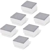 vidaXL LED Bodeneinbaustrahler Außen 6 Stk. 100x100x68 mm