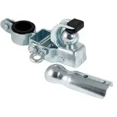 Mirage Fahrradanhängerkupplung Silber