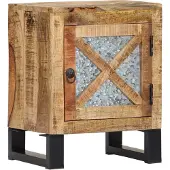 vidaXL Nachttisch 40 x 30 x 50 cm Mangoholz Massiv