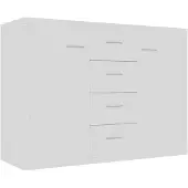vidaXL Sideboard Weiß 88x30x65 cm Holzwerkstoff
