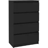 vidaXL Sideboard Schwarz 60x35x98,5 cm Holzwerkstoff