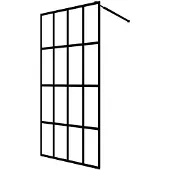 vidaXL Duschwand für Walk-in Dusche Klares Sicherheitsglas 90x195 cm