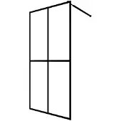 vidaXL Duschwand für Walk-in Dusche Mattes Sicherheitsglas 100x195 cm