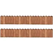 vidaXL Beeteinfassungen 2 Stk. 120 cm Kiefernholz Imprägniert