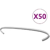 vidaXL Gabionen-Distanzhalter 50 Stk. Verzinkter Stahl 20 cm