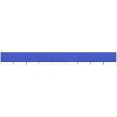 vidaXL 9-teiliges Windschutzgewebe 1200 x 120 cm Azurblau