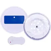 vidaXL Unterwasser-LED-Poollampe mit Fernbedienung Weiß