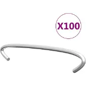 vidaXL Gabionen-Distanzhalter 100 Stk. Verzinkter Stahl 10 cm