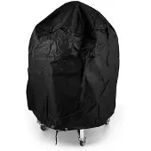 Patton Grillabdeckung, 55x55x60cm Grillschutzhülle für Kamado 15" Table Chef, Oxford-Stoff, Schwarz