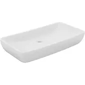 vidaXL Luxus-Waschbecken Rechteckig Matt Weiß 71x38 cm Keramik