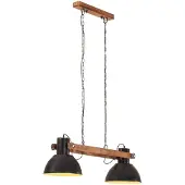 vidaXL Hängelampe Industriestil 25 W Schwarz 109 cm E27