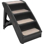 vidaXL - Hundetreppe - faltbar - 62x40x49,5 - cm - schwarz