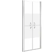 vidaXL Duschtür Halbmatt ESG 76x190 cm