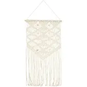 vidaXL Makramee Wandbehang 40x80 cm Baumwolle