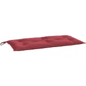 vidaXL Gartenbank-Auflage Weinrot 110x50x7 cm Oxford-Gewebe