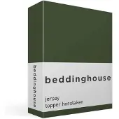 Beddinghouse Topper Hoeslaken Donker Groen (Jersey)-160 x 200/220 cm