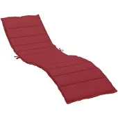 vidaXL Sonnenliegen-Auflage Weinrot 200x70x3 cm Oxford-Gewebe