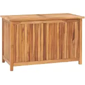 vidaXL Gartenbox 90x50x58 cm Massivholz Teak