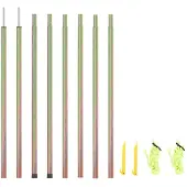 vidaXL Sonnensegelstangen Stahl Verzinkt 250 Cm 2 Einheiten