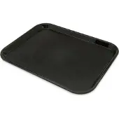 Carlisle Tablett Cafe 45 x 36 cm Polypropylen BPA-frei Foodsafe Schwarz