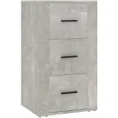 vidaXL Sideboard Betongrau 40x33x70 cm Holzwerkstoff