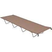 vidaXL Campingbett 180x60x19 cm Oxford-Gewebe und Stahl Taupe