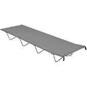 vidaXL Campingbett 180x60x19 cm Oxford-Gewebe und Stahl Grau