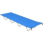 vidaXL Campingbett 180x60x19 cm Oxford-Gewebe und Stahl Blau