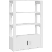 vidaXL Sideboard Weiß 80x30x119,5 cm Holzwerkstoff