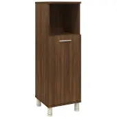 vidaXL Badschrank Braun Eichen-Optik 30x30x95 cm Holzwerkstoff