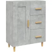 vidaXL Sideboard Betongrau 69,5x34x90 cm Holzwerkstoff