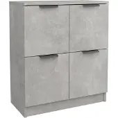 vidaXL Sideboard Betongrau 60x30x70 cm Holzwerkstoff