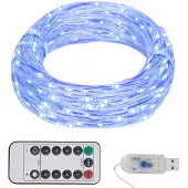 vidaXL LED-Lichterkette mit 300 LEDs Blau 30 m