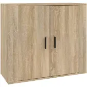 vidaXL Sideboard Sonoma-Eiche 80x33x70 cm Holzwerkstoff