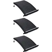 vidaXL Gebogene Solar-Heizpaneele für Pool 3 Stk. 110x65 cm