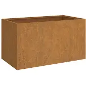 vidaXL - Pflanzgefäß - 62x40x39 - cm - Cortenstahl