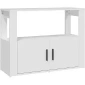 vidaXL Sideboard Weiß 80x30x60 cm Holzwerkstoff