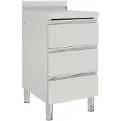 vidaXL Gewerbe-Küchenschrank mit 3 Schubladen 50x60x96 cm