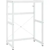 vidaXL Badezimmer Waschtischgestell Weiß 59x38x83 cm Eisen