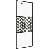 vidaXL Duschwand für Begehbare Dusche mit Klarem ESG Glas 100x195 cm