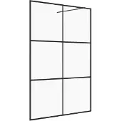 vidaXL Duschwand für Begehbare Dusche mit Klarem ESG-Glas 140x195 cm