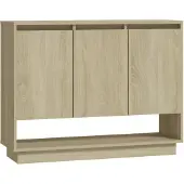 vidaXL Sideboard Sonoma-Eiche 97x31x75 cm Holzwerkstoff