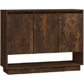 vidaXL Sideboard Räuchereiche 97x31x75 cm Holzwerkstoff