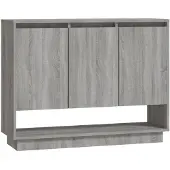 vidaXL Sideboard Grau Sonoma 97x31x75 cm Holzwerkstoff