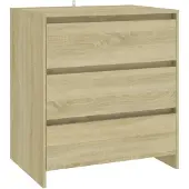 vidaXL Sideboard Sonoma-Eiche 70x41x75 cm Holzwerkstoff