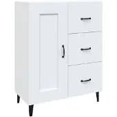 vidaXL Sideboard Weiß 69,5x34x90 cm Holzwerkstoff