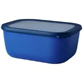 Mepal Sale - Abverkauf - Multischüssel Cirqula - Mikrowellengeschirr - Multikom rechteckig 3000 ml - Vivid blue - Meal prep box